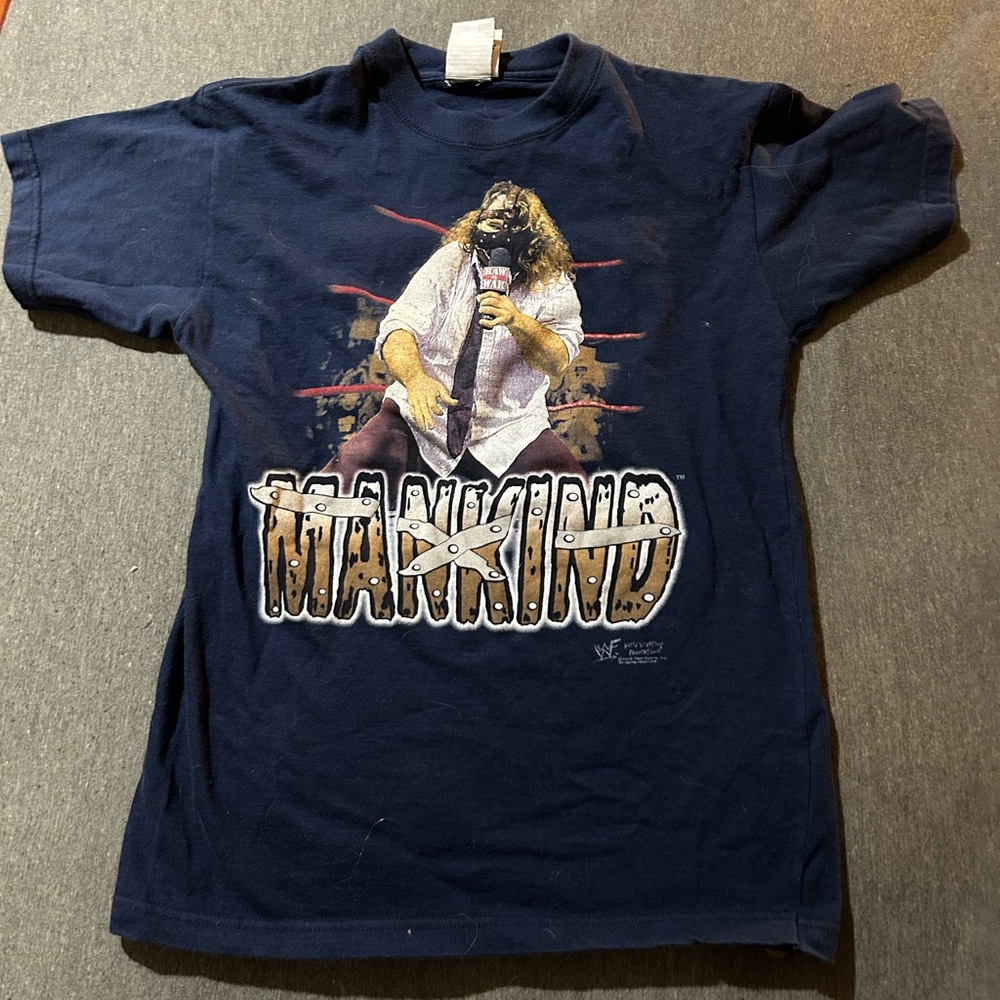 Vintage Mankind Mick Foley WWF Wrestling shirt